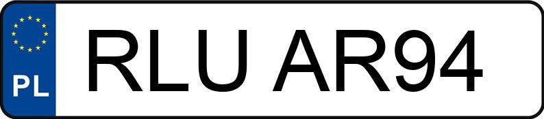 Numer rejestracyjny RLU AR94 posiada VOLKSWAGEN Golf V 1.9 TDi MR`03 E4 Comfortline 4MOTION - RLUAR94