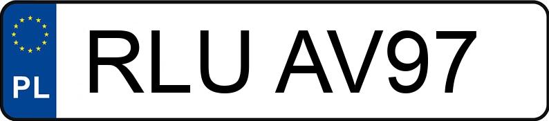 Numer rejestracyjny RLU AV97 posiada BMW 525 Touring Diesel MR`03 E3 E61 525 Touring Diesel MR`03 E3 E61 - RLUAV97