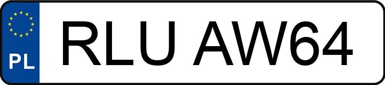 Numer rejestracyjny RLU AW64 posiada BMW X1 SDRIVE 18D - RLUAW64