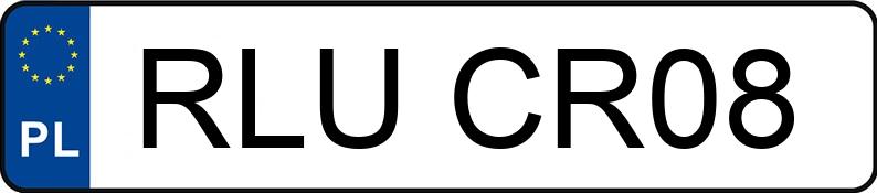 Numer rejestracyjny RLU CR08 posiada AUDI Q5 - RLUCR08 Numer rejestracyjny RLU CR08 posiada AUDI Q5 - RLUCR08