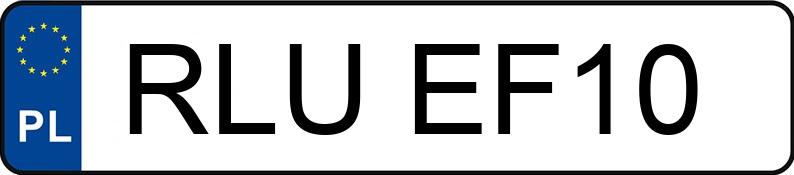Numer rejestracyjny RLU EF10 posiada HYUNDAI TUCSON - RLUEF10 Numer rejestracyjny RLU EF10 posiada HYUNDAI TUCSON - RLUEF10