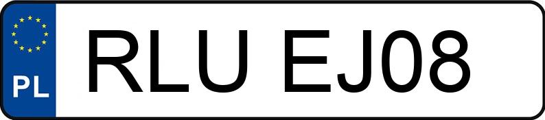 Numer rejestracyjny RLU EJ08 posiada RENAULT ESPACE - RLUEJ08