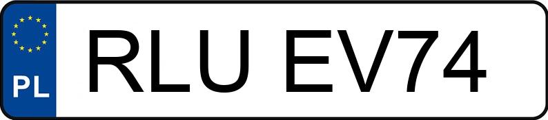 Numer rejestracyjny RLU EV74 posiada AUDI A3 - RLUEV74