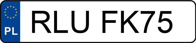 Numer rejestracyjny RLU FK75 posiada HYUNDAI TUCSON - RLUFK75