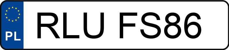 Numer rejestracyjny RLU FS86 posiada MG MG3 MR`24 E6 Excite - RLUFS86