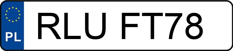 Numer rejestracyjny RLU FT78 posiada OPEL ASTRA - RLUFT78 Numer rejestracyjny RLU FT78 posiada OPEL ASTRA - RLUFT78
