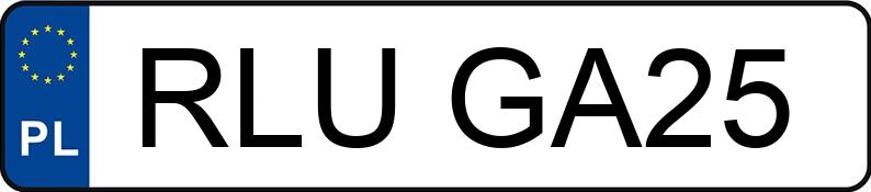 Numer rejestracyjny RLU GA25 posiada FORD KA - RLUGA25 Numer rejestracyjny RLU GA25 posiada FORD KA - RLUGA25