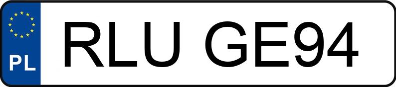 Numer rejestracyjny RLU GE94 posiada FIAT BRAVO - RLUGE94