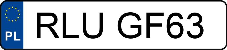 Numer rejestracyjny RLU GF63 posiada BMW 530 D - RLUGF63