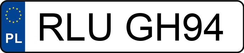Numer rejestracyjny RLU GH94 posiada TOYOTA RAV 4 2.0 TD MR`04 E3 Sol 4x4 - RLUGH94