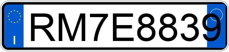 Numer rejestracyjny RM7E8839 posiada LANCIA Thema Numer rejestracyjny RM7E8839 posiada LANCIA Thema