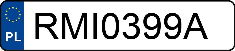 Numer rejestracyjny RMI 0399A posiada HONDA CIVIC CRX 1.6 - RMI0399A