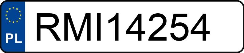 Numer rejestracyjny RMI 14254 posiada MERCEDES-BENZ 124 - RMI14254