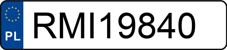 Numer rejestracyjny RMI 19840 posiada BMW 320D - RMI19840
