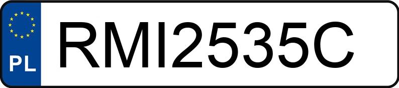 Numer rejestracyjny RMI 2535C posiada FORD EDGE - RMI2535C