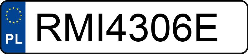 Numer rejestracyjny RMI 4306E posiada AUDI S7 - RMI4306E