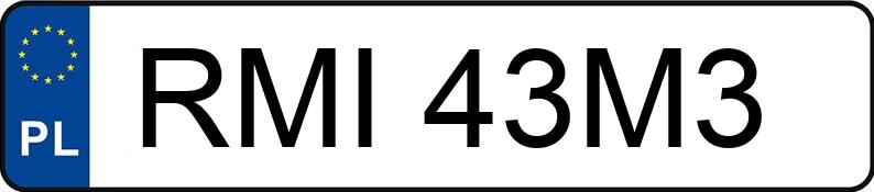 Numer rejestracyjny RMI 43M3 posiada DNIEPR 12 - RMI43M3 Numer rejestracyjny RMI 43M3 posiada DNIEPR 12 - RMI43M3