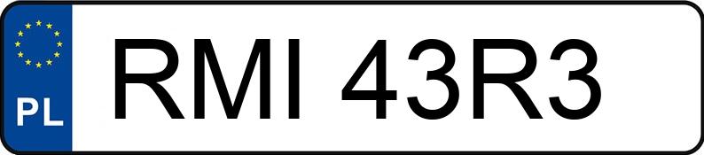 Numer rejestracyjny RMI 43R3 posiada YAMAHA Naked Bike do 600 ccm SR 500 - RMI43R3 Numer rejestracyjny RMI 43R3 posiada YAMAHA Naked Bike do 600 ccm SR 500 - RMI43R3