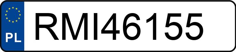 Numer rejestracyjny RMI 46155 posiada PEUGEOT 206 1,4 KAT - RMI46155
