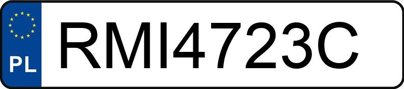 Numer rejestracyjny RMI 4723C posiada MITSUBISHI LANCER - RMI4723C