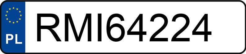 Numer rejestracyjny RMI 64224 posiada TOYOTA YARIS - RMI64224