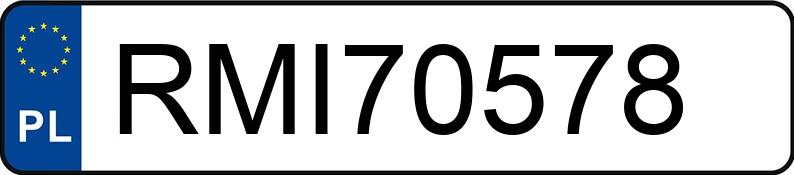 Numer rejestracyjny RMI 70578 posiada BMW X3 - RMI70578
