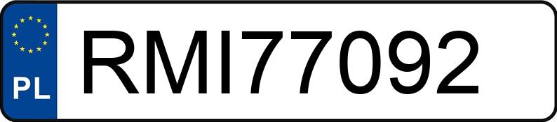 Numer rejestracyjny RMI 77092 posiada BMW 330D - RMI77092