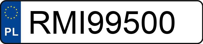 Numer rejestracyjny RMI 99500 posiada MERCEDES-BENZ S 500 Kat. MR`02 E3 220 S 500 Kat. MR`02 E3 220 - RMI99500