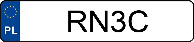 Numer rejestracyjny RN 3C posiada DODGE Charger MR`15 SXT - RN3C