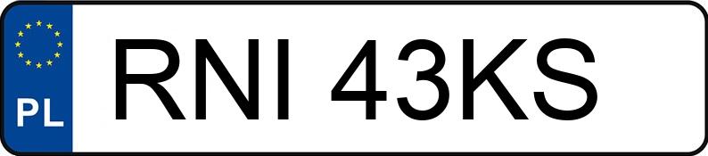 Numer rejestracyjny RNI 43KS posiada VOLKSWAGEN PASSAT - RNI43KS