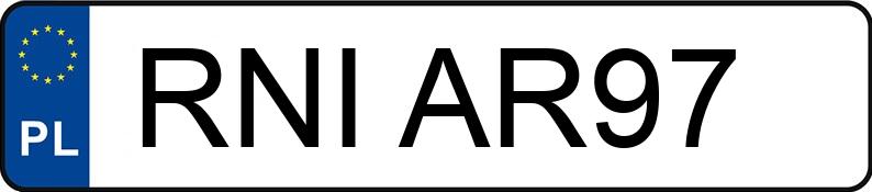 Numer rejestracyjny RNI AR97 posiada HONDA ACCORD - RNIAR97 Numer rejestracyjny RNI AR97 posiada HONDA ACCORD - RNIAR97