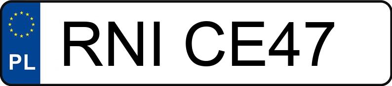 Numer rejestracyjny RNI CE47 posiada HONDA ACCORD - RNICE47 Numer rejestracyjny RNI CE47 posiada HONDA ACCORD - RNICE47