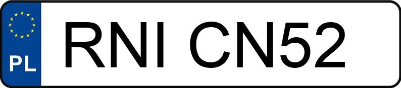 Numer rejestracyjny RNI CN52 posiada AUDI A4 - RNICN52 Numer rejestracyjny RNI CN52 posiada AUDI A4 - RNICN52