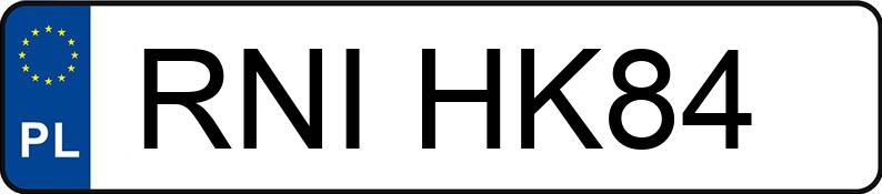 Numer rejestracyjny RNI HK84 posiada SEAT TOLEDO 2.3 V5 - RNIHK84