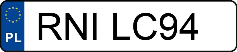 Numer rejestracyjny RNI LC94 posiada AUDI A4 Avant 1.9 TDi Kat. MR`99 B5 Aut. - RNILC94