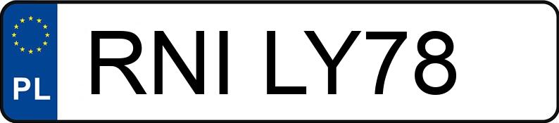 Numer rejestracyjny RNI LY78 posiada AUDI A3 - RNILY78 Numer rejestracyjny RNI LY78 posiada AUDI A3 - RNILY78