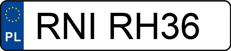 Numer rejestracyjny RNI RH36 posiada CITROEN XSARA 1.6I - RNIRH36