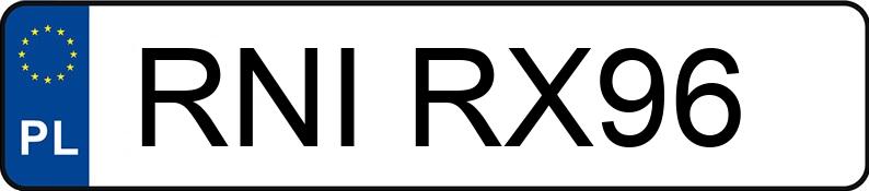 Numer rejestracyjny RNI RX96 posiada HONDA Civic 1.8 MR`06 E4 Comfort - RNIRX96