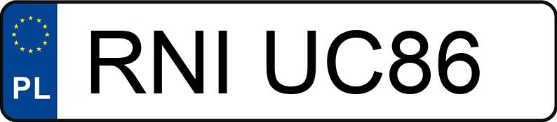 Numer rejestracyjny RNI UC86 posiada VOLKSWAGEN Bora 2.0 MR`98 E3 Basis - RNIUC86