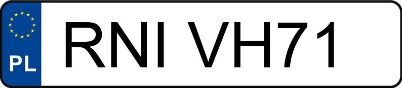 Numer rejestracyjny RNI VH71 posiada VOLVO S80 - RNIVH71