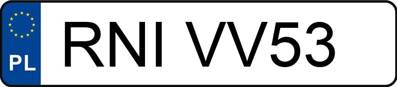 Numer rejestracyjny RNI VV53 posiada BMW 420D - RNIVV53