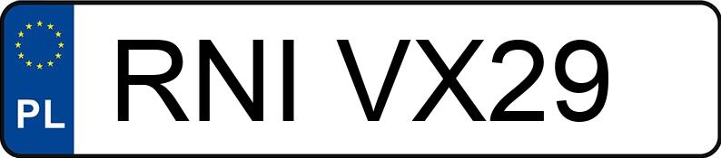 Numer rejestracyjny RNI VX29 posiada FORD Focus 2.0 EcoBoost MR`11 E5 ST - RNIVX29