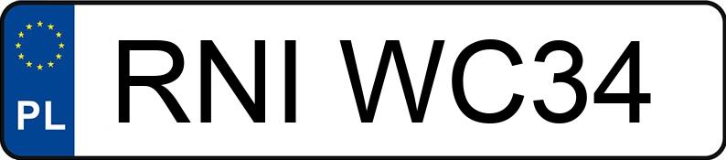 Numer rejestracyjny RNI WC34 posiada PEUGEOT PARTNER - RNIWC34 Numer rejestracyjny RNI WC34 posiada PEUGEOT PARTNER - RNIWC34