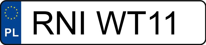 Numer rejestracyjny RNI WT11 posiada HYUNDAI TUCSON - RNIWT11 Numer rejestracyjny RNI WT11 posiada HYUNDAI TUCSON - RNIWT11