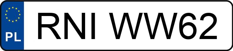 Numer rejestracyjny RNI WW62 posiada RENAULT CLIO - RNIWW62