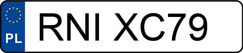 Numer rejestracyjny RNI XC79 posiada BMW 328i MR`12 E5 F30 328i MR`12 E5 F30 - RNIXC79