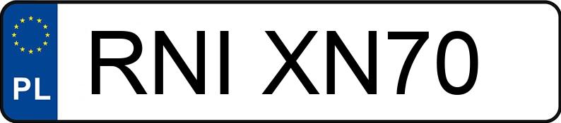Numer rejestracyjny RNI XN70 posiada VOLKSWAGEN T-Roc 1.5 eTSI MR`25 E6 Trend - RNIXN70