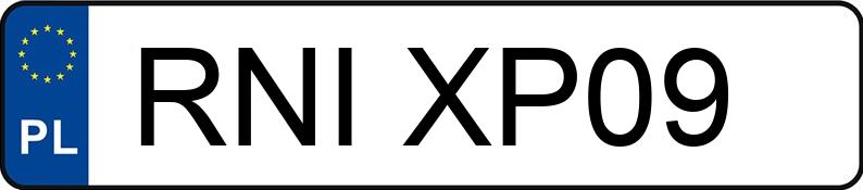 Numer rejestracyjny RNI XP09 posiada BMW 320 Diesel MR`16 E6 F30 320 Diesel MR`16 E6 F30 - RNIXP09