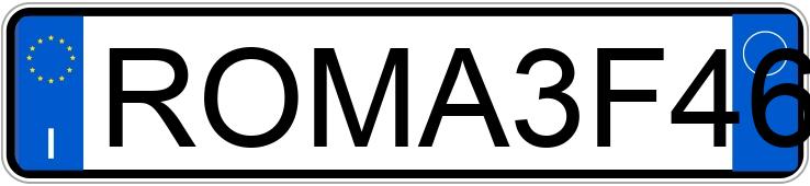 Numer rejestracyjny ROMA3F4679 posiada FIAT Uno