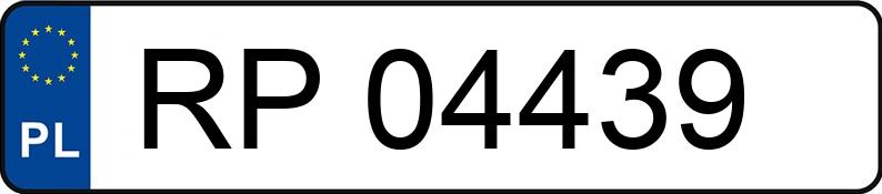 Numer rejestracyjny RP 04439 posiada FORD Fiesta 1.1i Kat. MR`89 C - RP04439 Numer rejestracyjny RP 04439 posiada FORD Fiesta 1.1i Kat. MR`89 C - RP04439